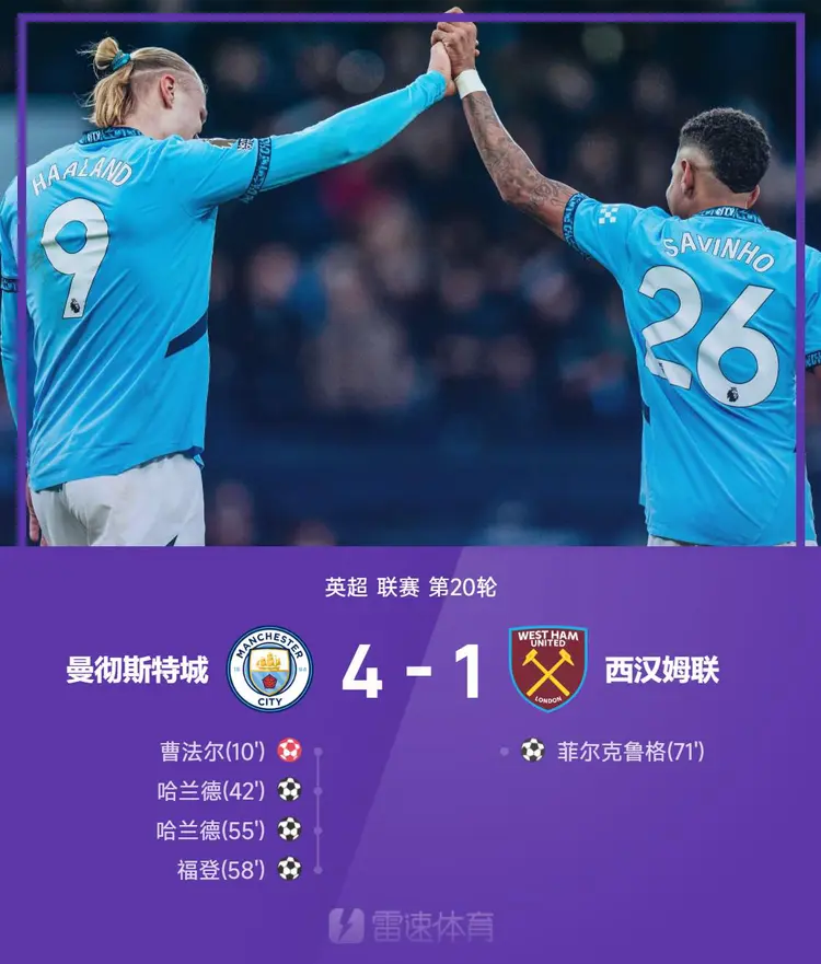 曼城双线开花，英超冠军希望再次升温的简单介绍